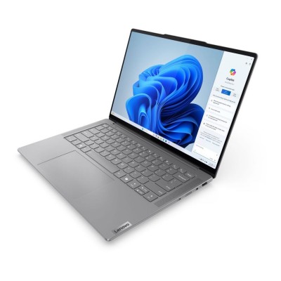 Laptop Lenovo Yoga Pro 7 14IMH9, 14.5", Intel Core Ultra 9 185H, 32 GB DDR5, SSD 1 TB, GeForce RTX 4060 6GB, 4K, IPS, 120Hz, Touch, Free DOS, Luna Grey, Tastatura US
