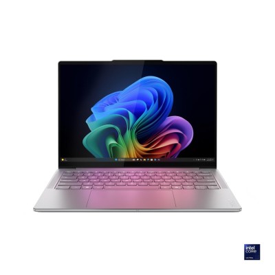 Laptop Lenovo Yoga Slim 7 cu procesor Intel Core Ultra 7 258V până la 4.8GHz, 14" 2880 x 1800 px OLED, 120Hz, 32GB LPDDR5x, 1TB SSD, Intel Arc Graphics, Windows 11 Pro, Luna Grey, 3 ani, Premium Care cu Onsite