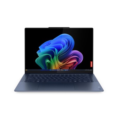 Laptop Lenovo Yoga Slim 7 cu procesor Qualcomm Snapdragon X Elite până la 3.4GHz, 14.5" 2944 x 1840 px OLED, 90Hz, Touch, 32GB LPDDR5x, 1TB SSD, Qualcomm Adreno, Windows 11 Pro, Cosmic Blue, 3 ani, Courier or Carry-in Laptop Lenovo Yoga Slim 7 cu procesor Qualcomm Snapdragon X Elite până la 3.4GHz, 14.5" 2944 x 1840 px OLED, 90Hz, Touch, 32GB LPDDR5x, 1TB SSD, Qualcomm Adreno, Windows 11 Pro, Cosmic Blue, 3 ani, Courier or Carry-in