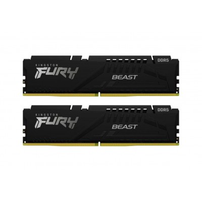 Memorie RAM Kingston Fury Beast, DDR5, 16 GB (2x8GB), 5200 Mhz, CL 40