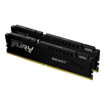 Memorie RAM Kingston FURY Beast 64GB (2x32GB) DDR5 6000MHz CL36, Dual Channel