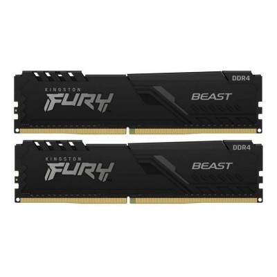 Memorie RAM Kingston FURY Beast 32GB DDR4 2666MHz CL16, Kit Dual Channel 