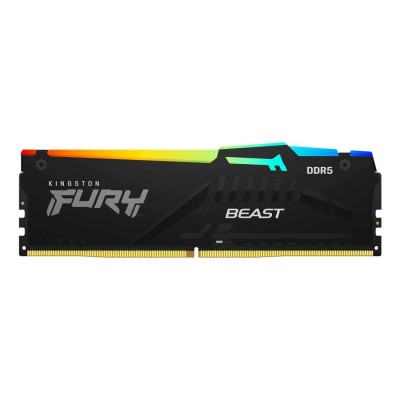 Memorie RAM Kingston FURY Beast RGB 16GB DDR5 6000MHz CL36