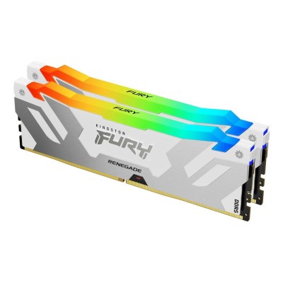 Memorie RAM Kingston FURY Beast RGB 32GB (2x16GB) DDR5 6000MHz CL30, Dual Channel, White Memorie RAM Kingston FURY Beast RGB 32GB (2x16GB) DDR5 6000MHz CL30, Dual Channel, White