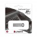 Memorie USB Kingston DataTraveler Keyson, 64GB, USB 3.2, Metalic, Silver