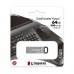 Memorie USB Kingston DataTraveler Keyson, 64GB, USB 3.2, Metalic, Silver