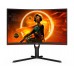 Monitor Curbat Gaming AOC C27G3U/BK, 27 inch, Full HD, 1 ms, 165 Hz, Negru