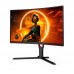 Monitor Curbat Gaming AOC C27G3U/BK, 27 inch, Full HD, 1 ms, 165 Hz, Negru