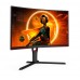 Monitor Curbat Gaming AOC C27G3U/BK, 27 inch, Full HD, 1 ms, 165 Hz, Negru