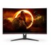 Monitor Curbat Gaming AOC C32G2AE/BK, 31.5 inch, Full HD, 4 ms, 165 Hz, Negru