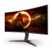 Monitor Curbat Gaming AOC CU34G2X/BK, 34 inch, Ultra Wide QHD, 4 ms, 144 Hz, Negru