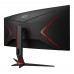 Monitor Curbat Gaming AOC CU34G2X/BK, 34 inch, Ultra Wide QHD, 4 ms, 144 Hz, Negru