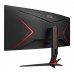 Monitor Curbat Gaming AOC CU34G2X/BK, 34 inch, Ultra Wide QHD, 4 ms, 144 Hz, Negru