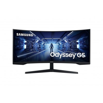 Monitor Curbat Gaming Samsung Odyssey G5, LC34G55TWWRXEN, 34 inch, Ultra WQHD, 1 ms, 165 Hz, Negru