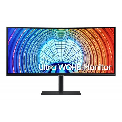 Monitor Curbat LED Samsung LS34A650UXUXEN, 34 inch, Ultra WQHD, 5 ms, 100 Hz, Negru