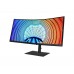 Monitor Curbat LED Samsung LS34A650UXUXEN, 34 inch, Ultra WQHD, 5 ms, 100 Hz, Negru