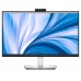 Monitor LED Dell C2423H, 23.8 inch, FHD, 8 ms, 60 Hz, Webcam, Negru / Alb