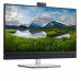 Monitor LED Dell C2722DE, 27 inch, QHD, 8 ms, 60 Hz, Webcam, Negru / Alb