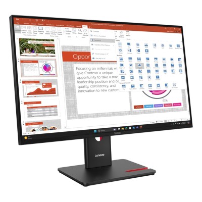 Monitor Lenovo ThinkVision T27-40 27 inch, 1920 x 1080 px, IPS, 4 ms, 120 Hz, Office Monitor Lenovo ThinkVision T27-40 27 inch, 1920 x 1080 px, IPS, 4 ms, 120 Hz, Office