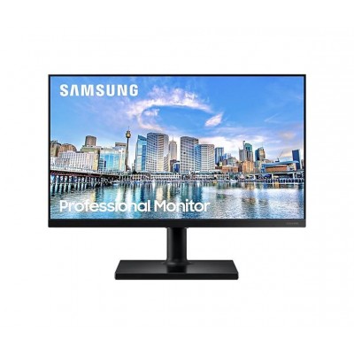 Monitor LED Samsung LF24T450FQRXEN, 24 inch, Full HD, 5 ms, 75 Hz, Negru