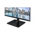 Monitor LED Samsung LF24T450FQRXEN, 24 inch, Full HD, 5 ms, 75 Hz, Negru