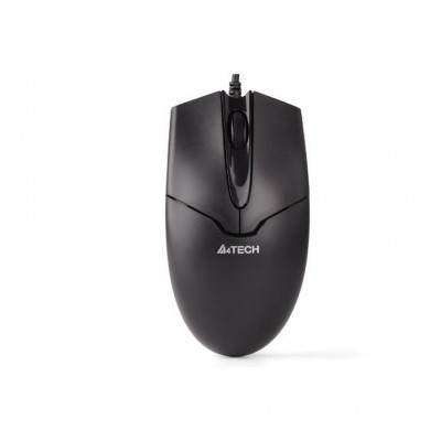 Mouse A4Tech OP550NU-1, 1000 DPI, USB, Negru