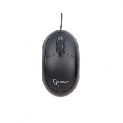 Mouse Gembird MUS-U-01, 1000 DPI, USB, Negru