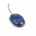 Mouse Gembird MUS-U-01-BT, 1000 DPI, USB, Albastru/Transparent