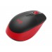 Mouse Wireless Logitech M190, 1000 DPI, USB, Negru/Rosu