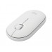 Mouse Wireless Logitech Pebble M350, 1000 DPI, USB, Alb