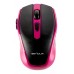 Mouse Wireless Serioux Pastel 600, 1600 DPI, USB, Negru/Violet