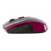 Mouse Wireless Serioux Pastel 600, 1600 DPI, USB, Negru/Violet