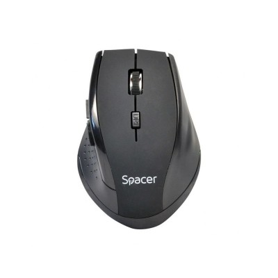 Mouse Wireless Spacer SPMO-291, 1600 DPI, USB, Negru Mouse Wireless Spacer SPMO-291, 1600 DPI, USB, Negru