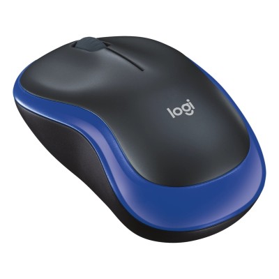 Mouse Wireless Logitech M185, 1000 DPI, USB, Albastru Mouse Wireless Logitech M185, 1000 DPI, USB, Albastru
