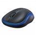 Mouse Wireless Logitech M185, 1000 DPI, USB, Albastru