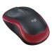 Mouse Wireless Logitech M185, 1000 DPI, USB, Rosu Mouse Wireless Logitech M185, 1000 DPI, USB, Rosu