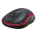 Mouse Wireless Logitech M185, 1000 DPI, USB, Rosu Mouse Wireless Logitech M185, 1000 DPI, USB, Rosu