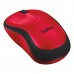 Mouse Wireless Logitech M220 Silent, 1000 DPI, USB, Rosu
