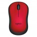 Mouse Wireless Logitech M220 Silent, 1000 DPI, USB, Rosu