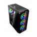 Carcasa nJoy Arena, ATX, Mid Tower, ARGB, Neagra, Fara sursa