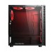 Carcasa nJoy Vanguard, ATX, Mid Tower, LED Rosu, Neagra, Fara sursa