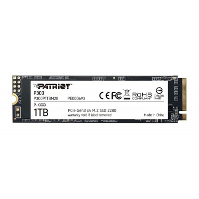 SSD Patriot P300, 1TB, PCI Express 3.0 x4, M.2 2280