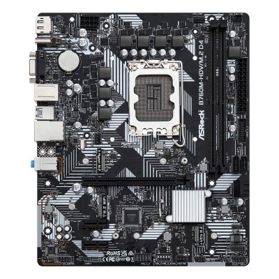 Placa de baza ASRock B760M-HDV/M.2 D4, socket 1700, DDR4, mATX