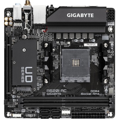 Placa de baza Gigabyte A520I AC, socket AM4, DDR4, ATX
