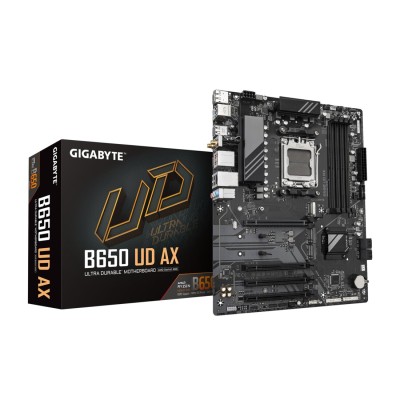 Placa de baza Gigabyte B650 UD AX, AMD AM5, B650, ATX, Wi-Fi 6