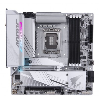 Placa de baza GIGABYTE B760M AORUS ELITE X AX, socket 1700, DDR5, mATX