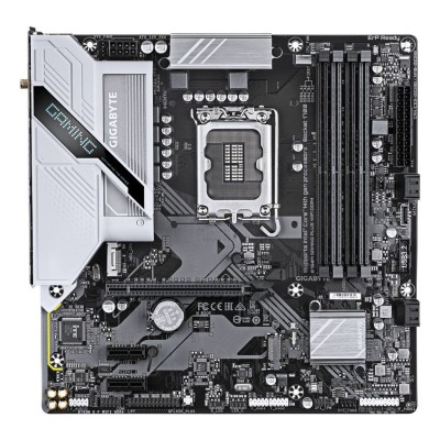 Placa de baza Gigabyte B760M GAMING PLUS WIFI DDR4, socket 1700, DDR4, mATX
