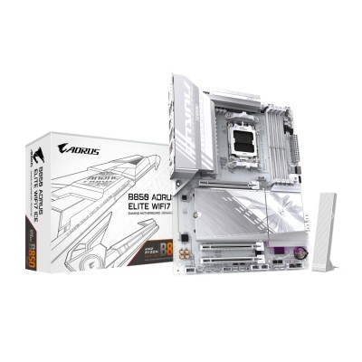 Placa de baza Gigabyte B850 AORUS ELITE WIFI7 ICE, AMD AM5, B850, ATX Placa de baza Gigabyte B850 AORUS ELITE WIFI7 ICE, AMD AM5, B850, ATX