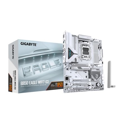 Placa de baza Gigabyte B850 EAGLE WIFI7 ICE, AMD AM5, B850, ATX