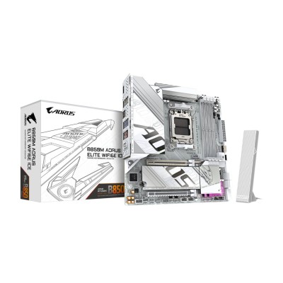 Placa de baza Gigabyte B850M AORUS ELITE WIFI 6E, AMD AM5, B850, Micro-ATX Placa de baza Gigabyte B850M AORUS ELITE WIFI 6E, AMD AM5, B850, Micro-ATX